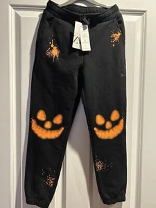 NWT Zara Black Halloween Pants Size 9 - Picture 1 of 2