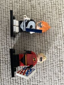 LEGO Disney Series 1 Mr. Incredible & Syndrome Minifigure Lot (71012) New CMF