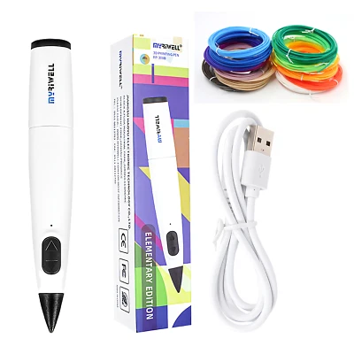 3D Printing Pen 20 Color PCL Filaments DIY Crafting Doodle Drawing Gift MYRIWELL - image 1 of 4