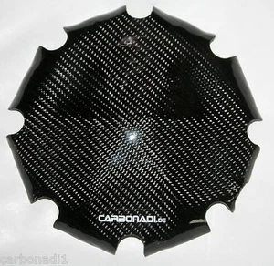 APRILIA RSV 1000 MILLE FACTORY 04 08 TUONO KUPPLUNGSDECKEL CARBON ENGINE COVER - Picture 1 of 1