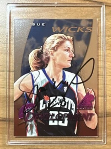 Sue Wicks 1997 Pinnacle Inside Team Development Autogramm Rookie #6 Liberty - Bild 1 von 3