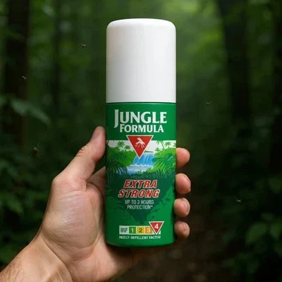 Jungle Formula Extra Strong 90ml 50% DEET | 9 Hour Mosquito Repellent | 3 Packs - Image 1 of 4