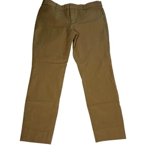 Banana Republic Sloan Pants Women’s Size 10 Khaki Slim Fit Ankle Trousers Work - Picture 1 of 7