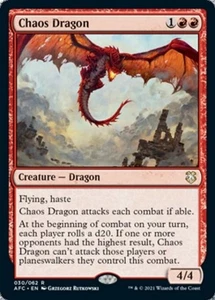 MTG - CHAOS DRAGON - Forgotten Realms Commander (R) - Foto 1 di 1