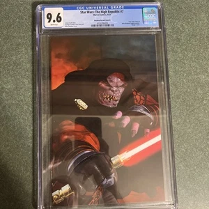 STAR WARS THE HIGH REPUBLIC #7 VIRGIN VARIANT CGC 9.6 Slab, Sick Coverš„ - Picture 1 of 5