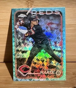 NOELVI MARTE 2024 TOPPS CHROME LOGOFRACTOR ROOKIE AQUA RC /199 - Picture 1 of 2