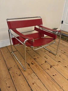 Red Knoll Wassily Chair Leather - Picture 1 of 5