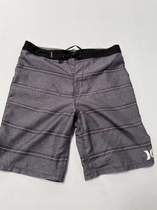 Hurley Striped Board Swimming Shorts | Size 16/28 | Boys - Picture 1 of 5