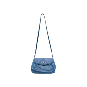 Vintage~Etienne Aigner~Blue Leather~Shoulder Adjustable Purse - Picture 1 of 13