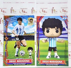 Diego Marado Postal Trading Cards Legends Copa America USA 2024  Version F POP. - Picture 1 of 2