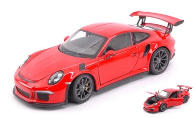 MODELLINO AUTO STATICO DIECAST WELLY PORSCHE 911 991 GT3 RS ARANCIO SCALA 1:24 - Immagine 1 di 4