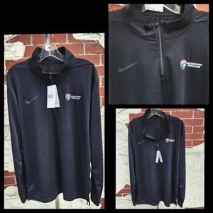 LARGE  men San Diego Wave Futbol Club FC Soccer Long Sleeve 1/4 Zip Shirt - Picture 1 of 16