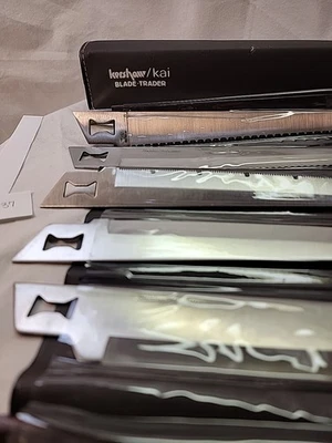 Juego de 6 cuchillos intercambiadores de cuchillos de cocina vintage Kershaw Kai Blade Trader Japón... Foto 1 de 4