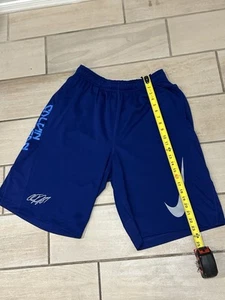 Nike Calvin Johnson Megatron Shorts Detroit Lions Size Men's Large Jersey Blue - Picture 1 of 14