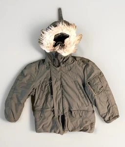 VTG 80s Military Extreme Cold Weather Parka Jacket Type N-3B Size Small Green - Picture 1 of 9