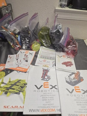 Huge VEX Robotics Lot 100s Of Pieces From 6 Sets Motors Control Sensor Gears - Image 1 of 4