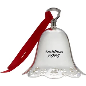 Towle Silver Plated Pierced Bell Christmas Ornament 2025 - 46th. Edition - Picture 1 of 5