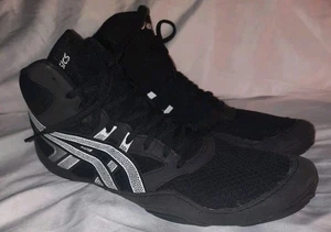 Zapatos de lucha libre Asics Snapdown 4 para hombre talla 14 blanco y negro - Imagen 1 de 6