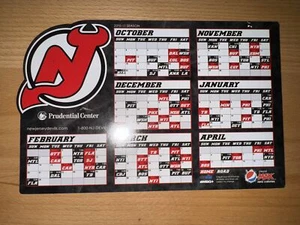2010-11 NEW JERSEY DEVILS NHL SCHEDULE MAGNET - PEPSI MAX - Picture 1 of 1