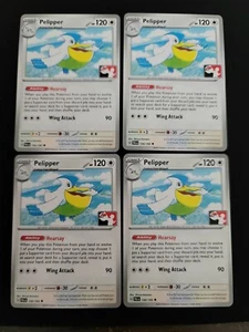 4x Pelipper Play! Pokemon Prize Pack Series 4 Non-Holo Stamped Promo 159/193NM - Picture 1 of 2