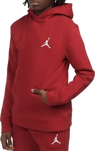 NWT Jordan Kids' MJ Essentials Pullover Hoodie - Gym Red - Picture 1 of 6