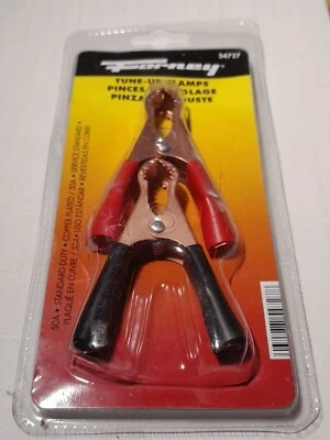 Forney Tune Up Replacement Clamps 50 amp.  Copper plated #54727 NOS - Image 1 of 3