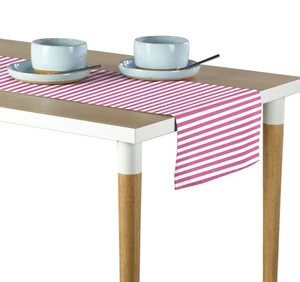 Small Stripes Pink Table Runners - 12"x72" or 14"x108" - Picture 1 of 1