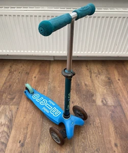 Mini Micro Scooter LED Leuchträder - höhenverstellbar - Alter 2-5 Jahre - blau - Bild 1 von 17