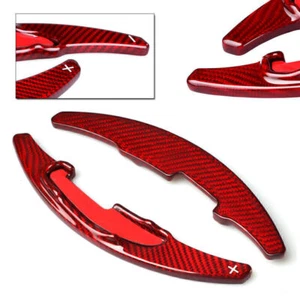 Carbon Steering Wheel Paddle Shift Extension Trim Fit BMW M2 M3 M4 M5 M6 X5M X6M - Foto 1 di 9