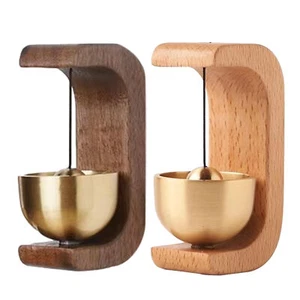 Japanese Wooden Wind Chimes Doorbell Wireless Home Entrance Decorative Door Bell - Picture 1 of 14