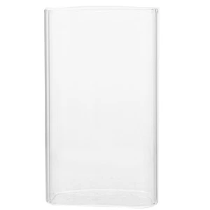 Cylindrical Glass Candle Shade Candleholder Chimney Tube Open Ended Candle - Picture 1 of 12