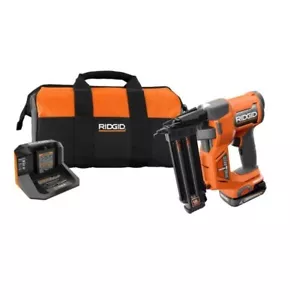 RIDGID CANADA 18V Cordless 18-Gauge 2-1/8-inch Brad Nailer Kit - Picture 1 of 13
