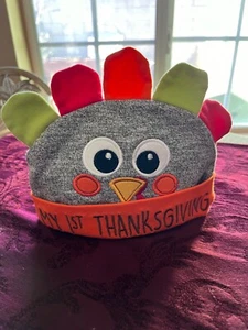1st Thanksgiving Turkey beanie - Picture 1 of 2