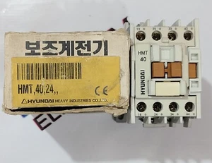 HYUNDAI ELEKTRISCHER HMT40 ZUSATZSCHÜTZ 10A SPANNUNG 24VDC KOSTENLOSER SCHNELLER VERSAND - Bild 1 von 6