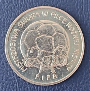 Münze Polen 2006 FIFA Fußball Weltmeisterschaft 2 zl. - Bild 1 von 2