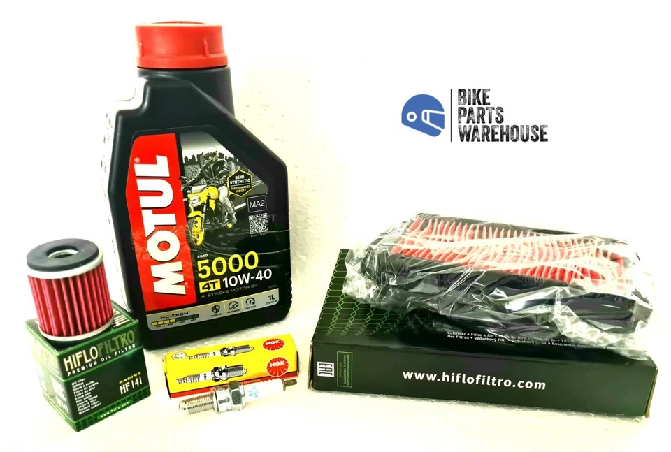 2009-17 Yamaha WR125 R X Premium Air & Oil Filter, Spark Plug, Motul Service Kit - Image 1 of 1
