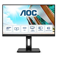 AOC U27P2CA 68 6 cm (27) 3840 x 2160 Pixel 4K Ultra HD LED 4 ms Schwarz ~D~ - Bild 1 von 1
