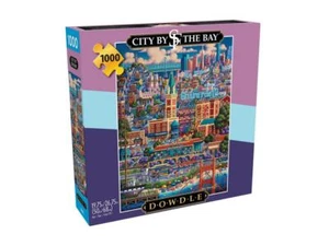 Buffalo Games Puzzle; Stadt an der Bucht von Eric Dowdle; 1000 Teile - Bild 1 von 2