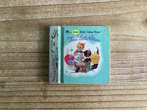 Three Little Kittens, A Little Little Golden Book, Miniature, Masha, Vintage - Picture 1 of 5