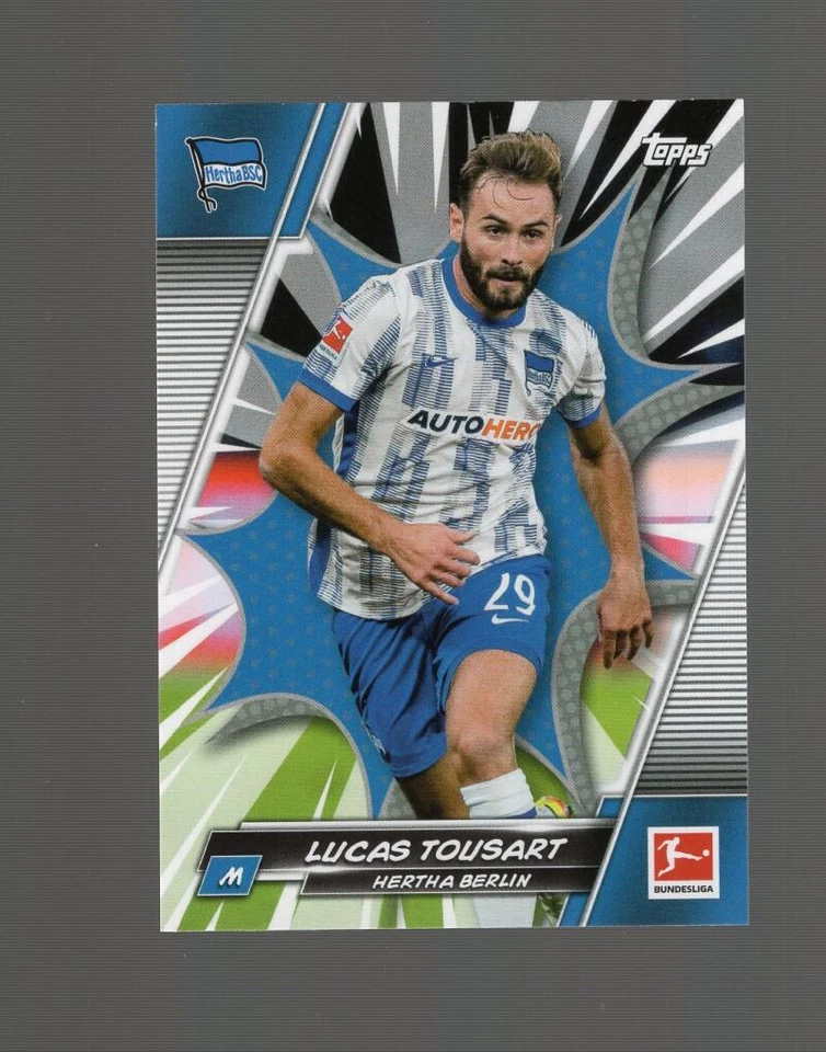 Lucas Tousart HERTHA BERLIN 2021-22 Topps Bundesliga Image Variations #11  - Image 1 of 2