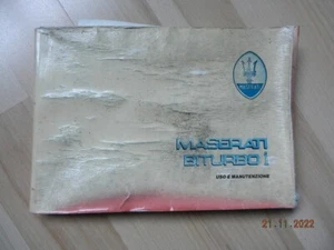 Notice d'utilisation MASERATI BiTurbo i en Italien injection - Imagen 1 de 4