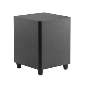 TDX 8-Inch Down Firing Powered Subwoofer Home Theater Surround Sound Black 8"