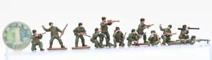 1/72 World War II U.S. Soldiers 12pcs Soldiers Painted Model New - Picture 1 of 2