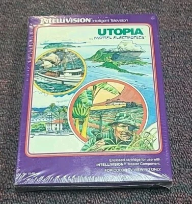 Utopia (Intellivision, 1981) (Brand New & Factory Sealed!) Ships Immediately! - Image 1 of 4