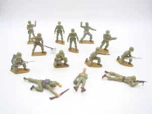 STARLUX - 13 FANTASSINS AU COMBAT - SERIE LUXE - 1958 - 1/32 - ANCIEN - - Foto 1 di 5