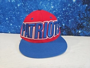 MITCHELL & NESS Colección Vintage NFL New England Patriots Sombrero Ajustado Talla 7 - Imagen 1 de 7