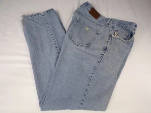 Vintage Guess Herren Jeans 36 x 34 Selten Stil BB110-34 Loose Fit Full Leg Baumwolle USA - Bild 1 von 11