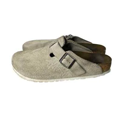 Stussy X Birkenstock 波士顿骡骨凉鞋 男式 41 (8-8.5) — 第 1/4 张图片