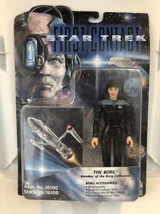 Star Trek ERROR DE TARJETA Primer Contacto 5" Figura Borg / Deanna Troi Paquete Incorrecto - Imagen 1 de 4