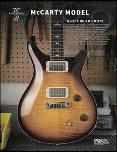 Guitarra Eléctrica PRS Ted McCarty Modelo 35 Aniversario Publicidad Publicidad Impresión - Imagen 1 de 3